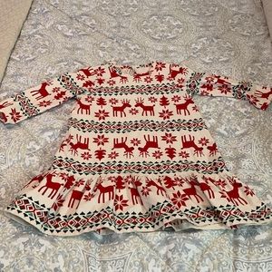 Hanna Andersson Reindeer Dress Size 100cm/4
